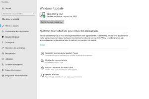 Mise à jour PC Windows Update