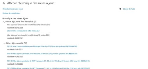 Page Windows Update de la mise à jour KB5068781 (Crédit : Windows 10)
